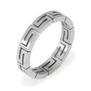 Anel Artesanal Metal Escovado